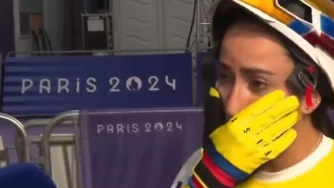 Entre lágrimas, Mariana Pajón se despidió de los Olímpicos