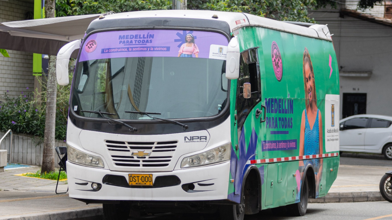 Nueva unidad móvil de equidad de género recorrerá Medellín