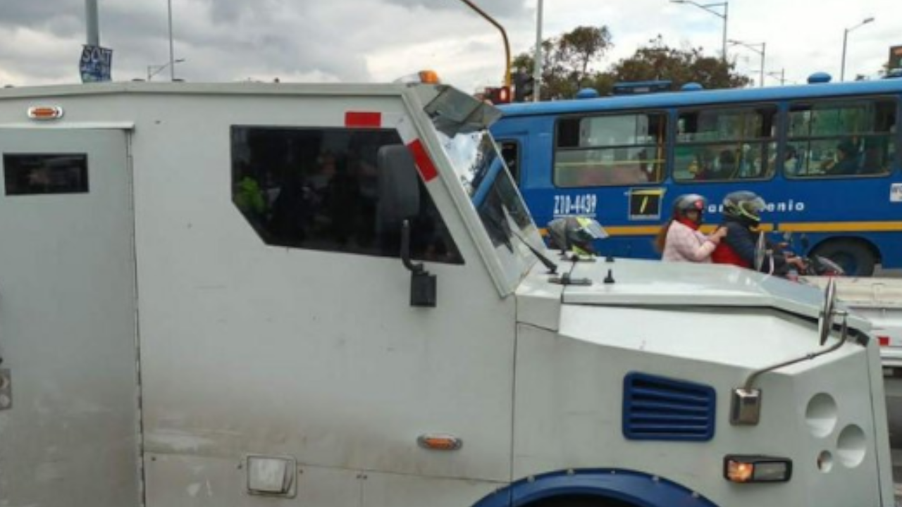 Robo de carro de valores en Bogotá: Localizan automotor vacío