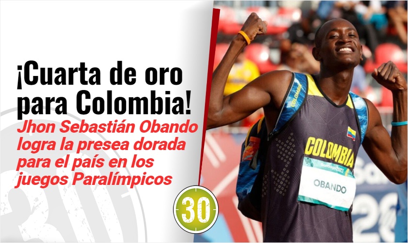 Jhon Sebastián Obando le da la cuarta medalla de oro a Colombia