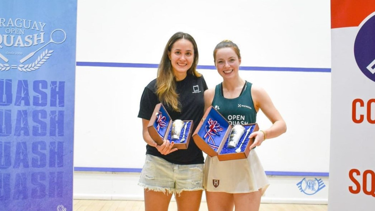 Lucía Bautista, subcampeona del Open de Squash Paraguay 2024