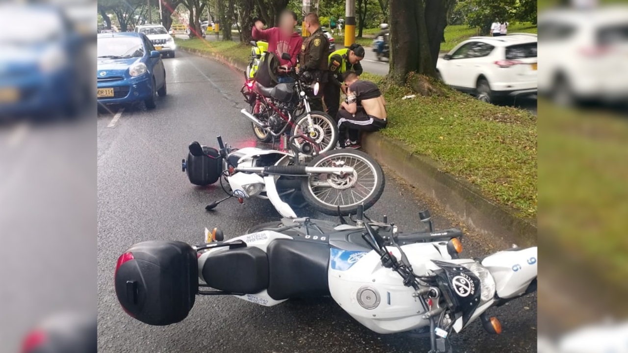 Cárcel para jóvenes por agredir a agentes de tránsito en Medellín