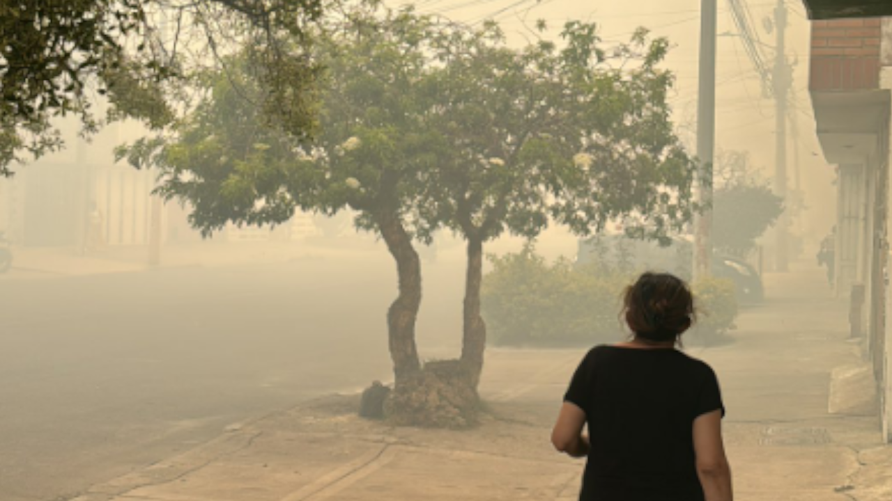 Cuatro incendios simultáneos en Bogotá movilizan a los bomberos
