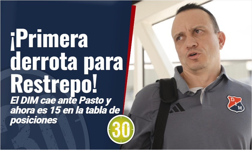 El DIM perdió contra Pasto y se hunde en la tabla de posiciones de la ...
