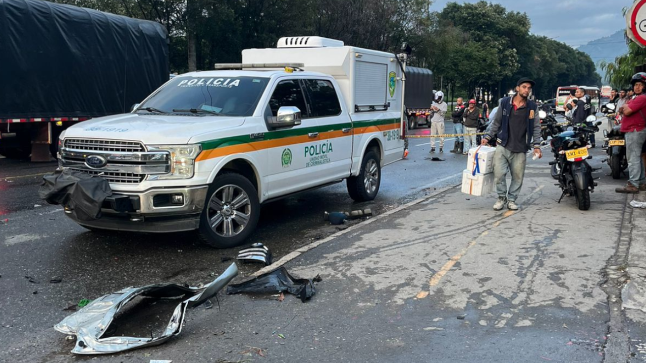 Siniestro vial dejó dos personas sin vida por el sector El Machete