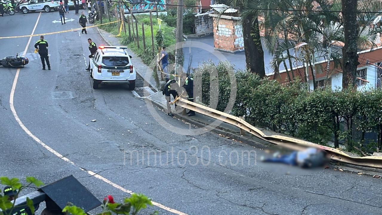 Un motociclista fue asesinado a tiros en Buenos Aires, Medellínb