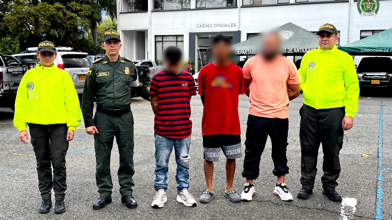 Capturan a tres individuos implicados en abusos sexuales contra menores de edad en Antioquia