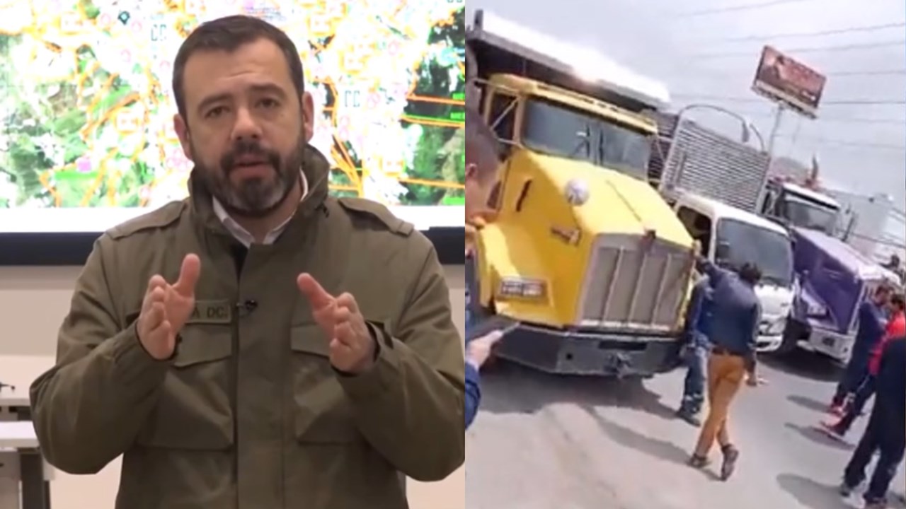 Alcalde de Bogotá "le cantó la tabla" al Gobierno: O soluciona o permite intervenir los bloqueos 1 paro camionero en bogota