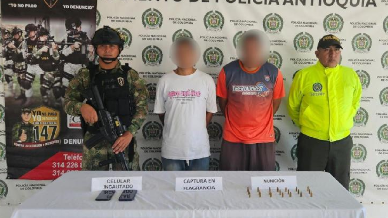 Caen dos integrantes de la banda  ‘Los Caparros’ con arsenal
