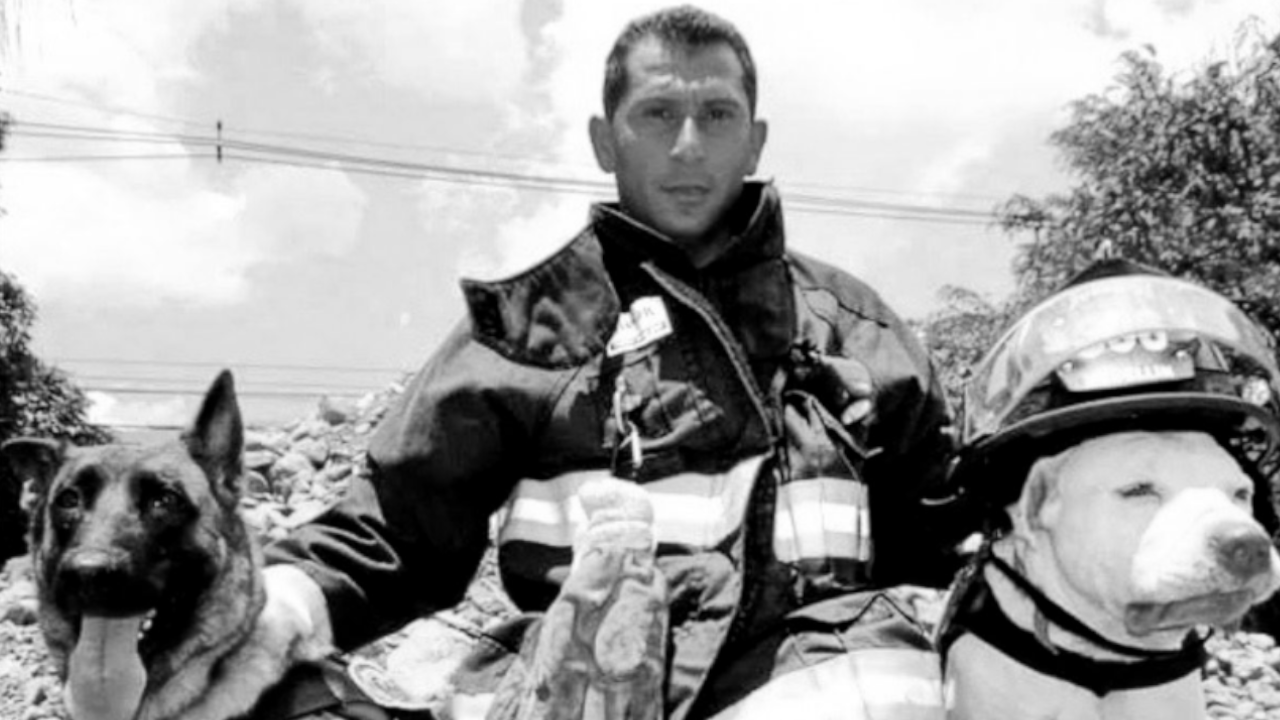 Murió Giovanny Gutiérrez, líder del K-SAR de Bomberos Medellín