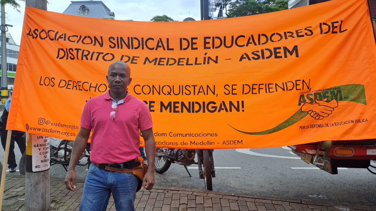 Marchas en Medellín causan cierre en la Avenida San Juan