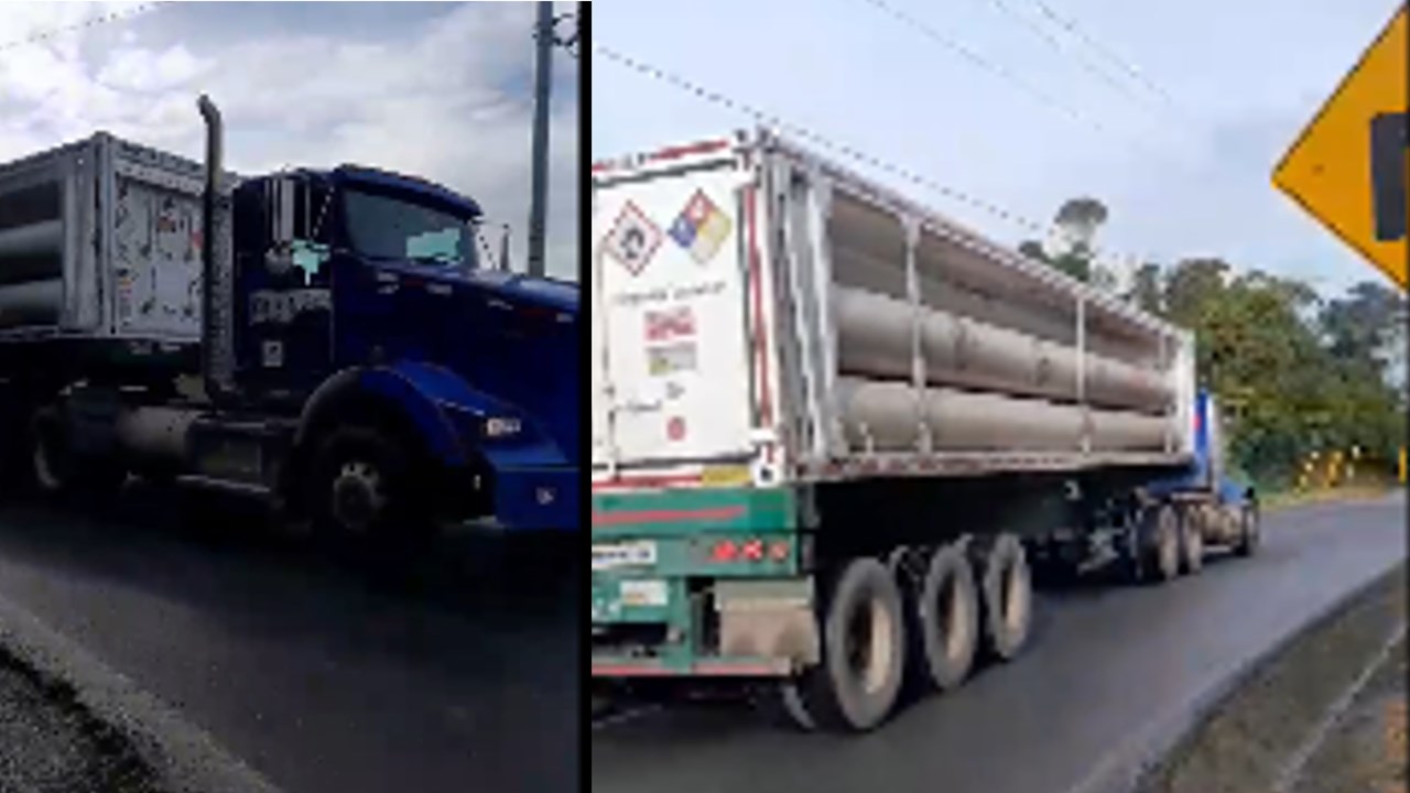 ¡Qué tranquilos! Que ya el camión de EPM va con el gas para Sonsón 1 gas en sonson