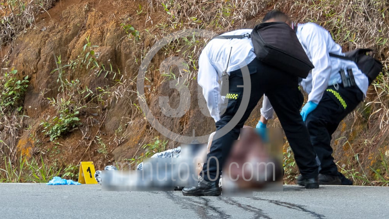 Hallan cuerpo de un hombre en la Autopista Medellín-Bogotá