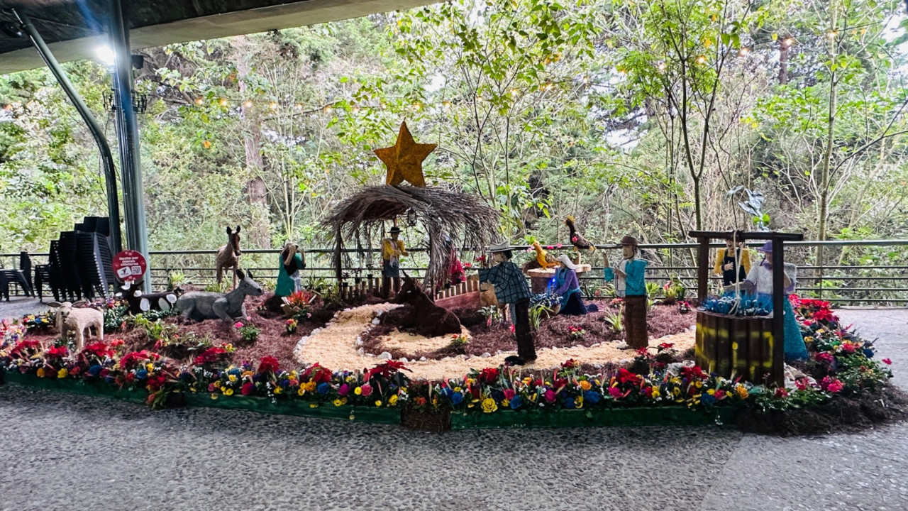El Parque Arví celebra la temporada con un pesebre campesino