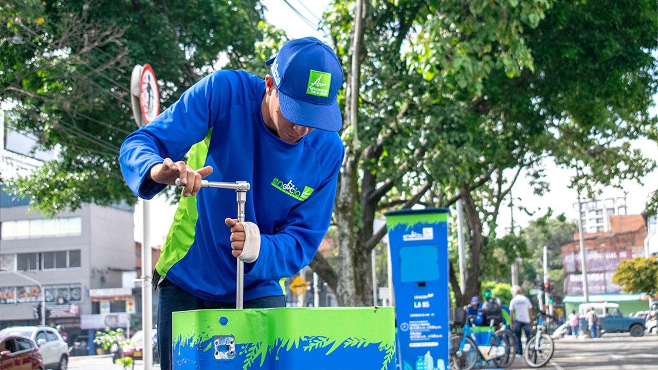 Estación de Encicla La 65 nuevamente en funcionamiento