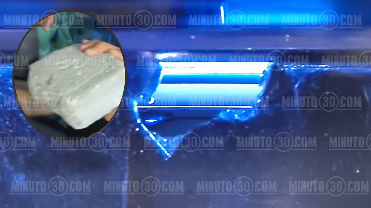 ¡Casi “descalabra” a los jugadores! Esta fue la “roca” que le lanzaron al bus de Millonarios en Santa Marta