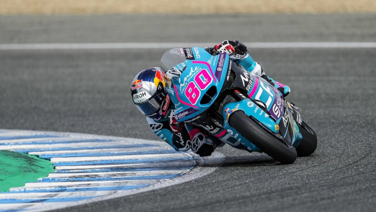 David Alonso alista motores para el debut en el Moto2