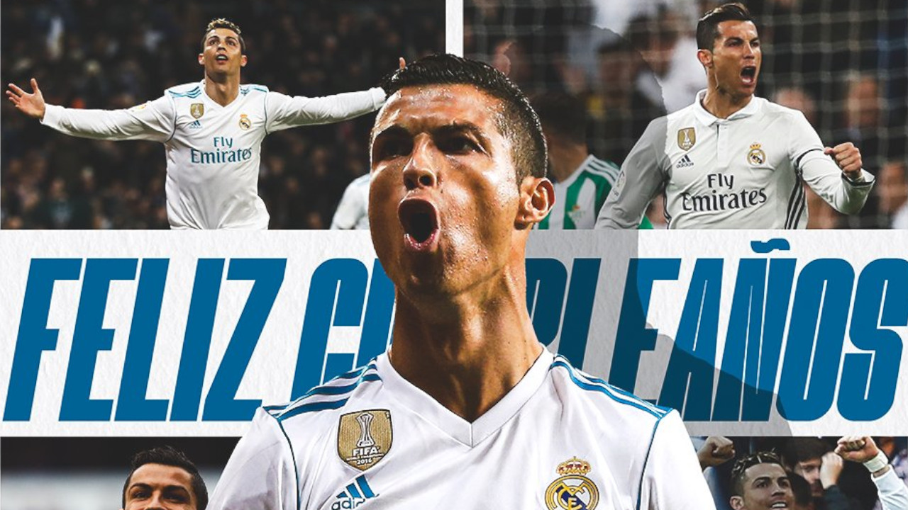 ¡Feliz cumpleaños bicho! El mundo se rinde a los pies de CR7