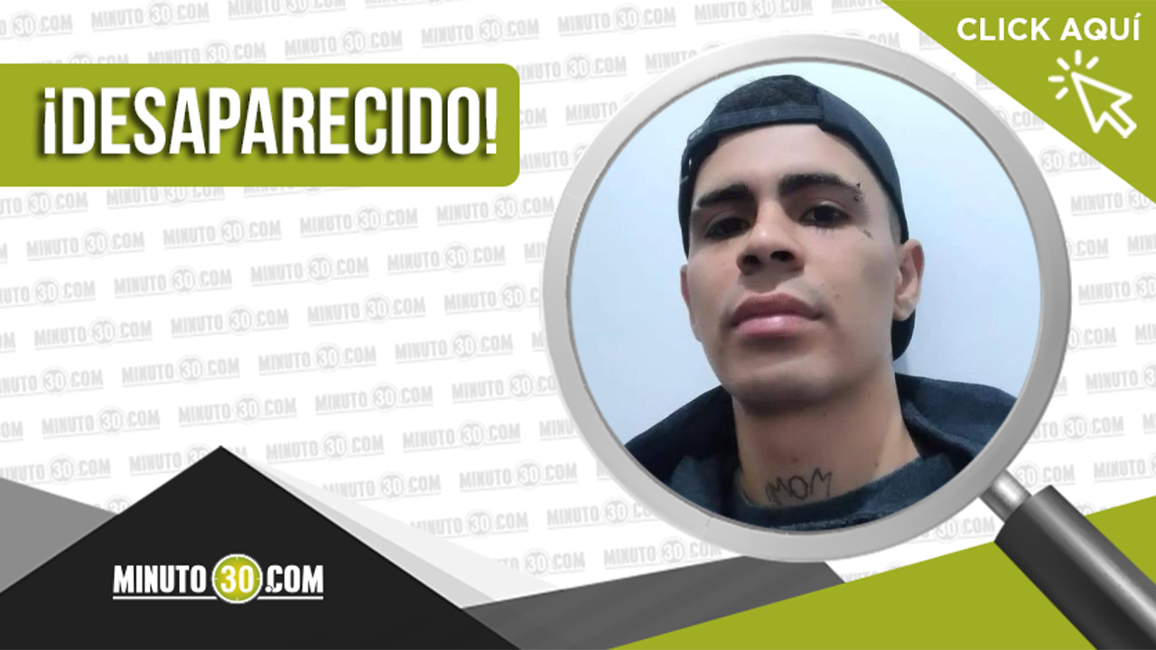 Carlos Estiven Londoño desapareció en el corregimiento San Cristóbal