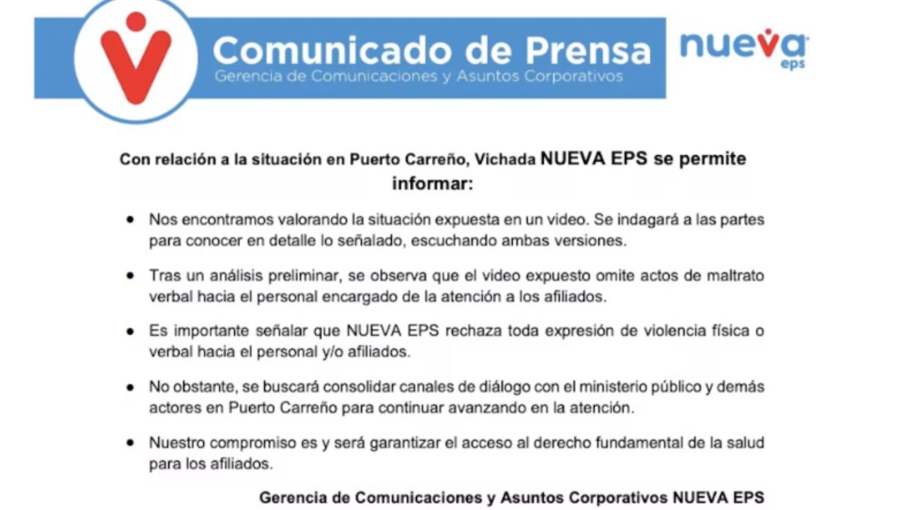 Denuncian presunto encierro de una adulta mayor en una instalación de la Nueva EPS tras no recibir atención