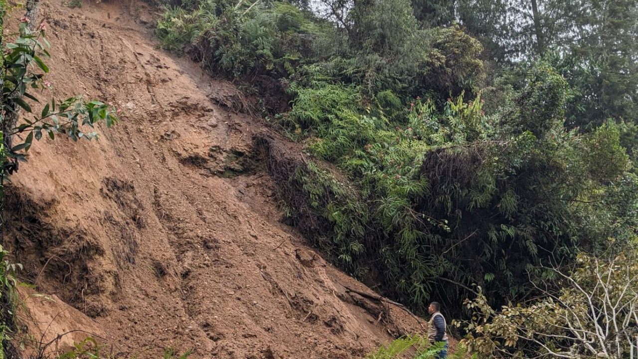 Fuertes lluvias dejan derrumbes y veredas incomunicadas en Abejorral
