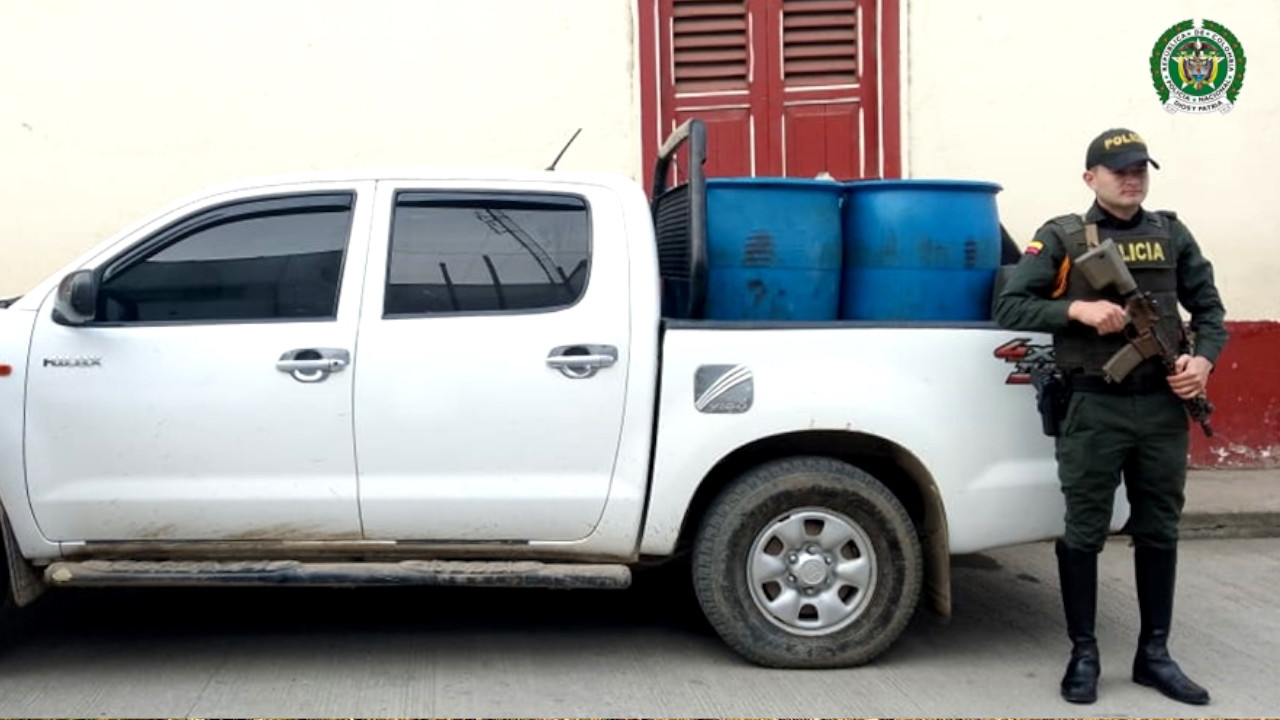 Incautan más de 3.600 galones de ACPM en Antioquia