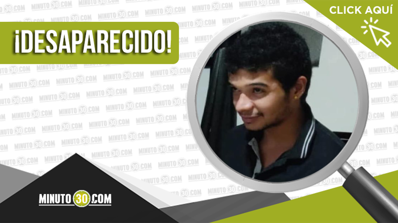 Jorman Osorio desapareció en Medellín