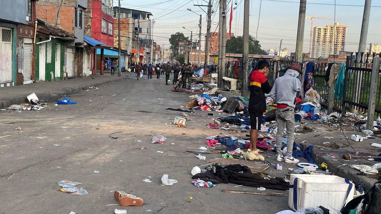 Ataque con granada en el centro de Bogotá deja un muerto
