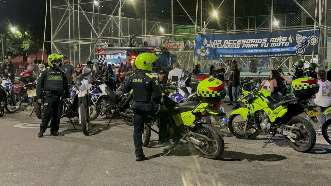 Intervinieron en la cancha de Tenche por piques ilegales en Medellín