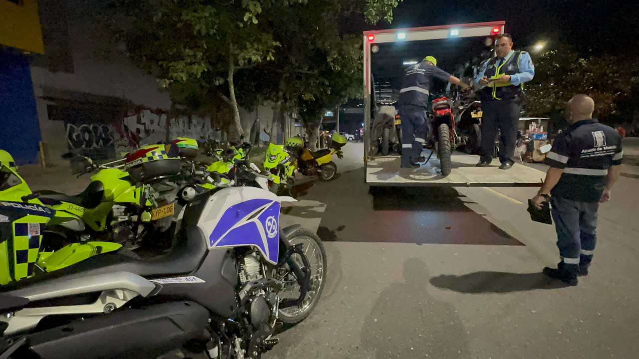 Intervinieron en la cancha de Tenche por piques ilegales en Medellín