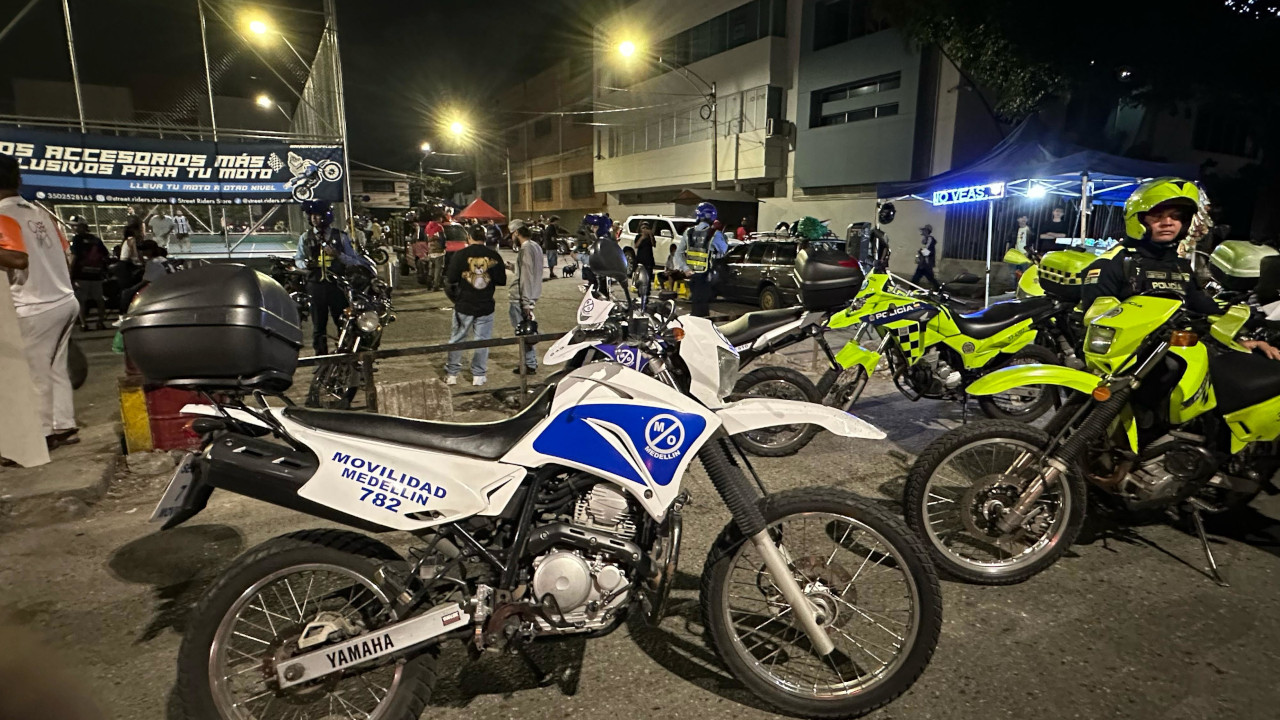 Intervinieron en la cancha de Tenche por piques ilegales en Medellín