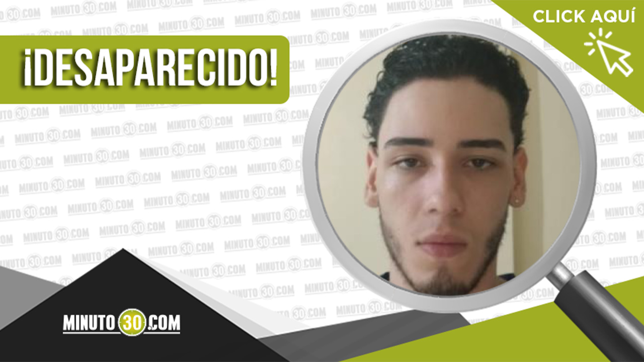 Christopher Santos desapareció en Bello