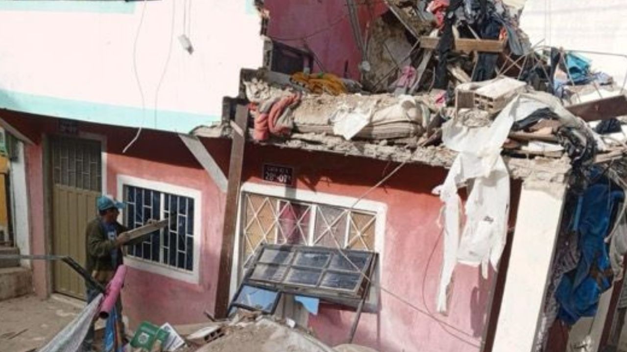 Tragedia en Soacha: Vivienda de cuatro pisos se desplomó dejando tres heridos