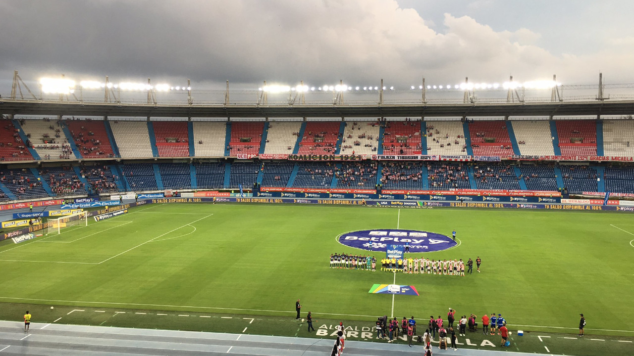 ¡No es un tifo, son tribunas vacías! Aficionados dejaron solo al Junior