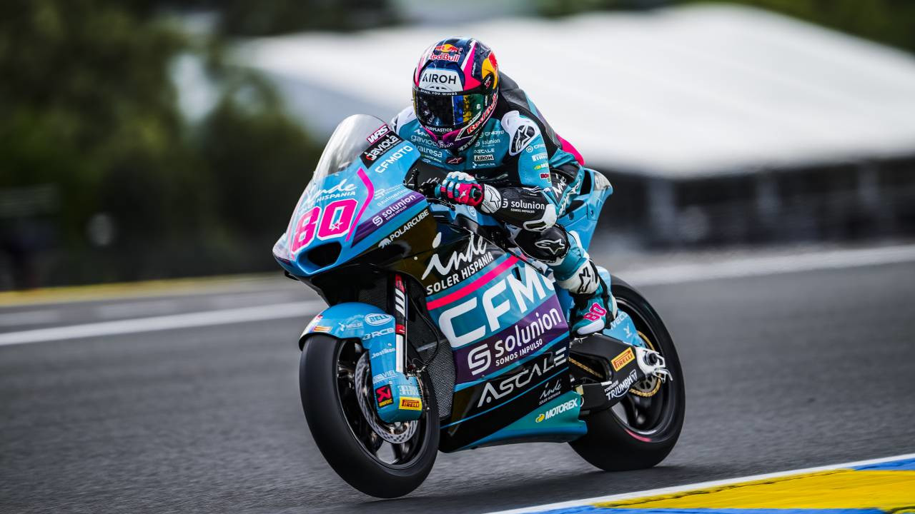 David Alonso sumó puntos en el Gran Premio de Francia