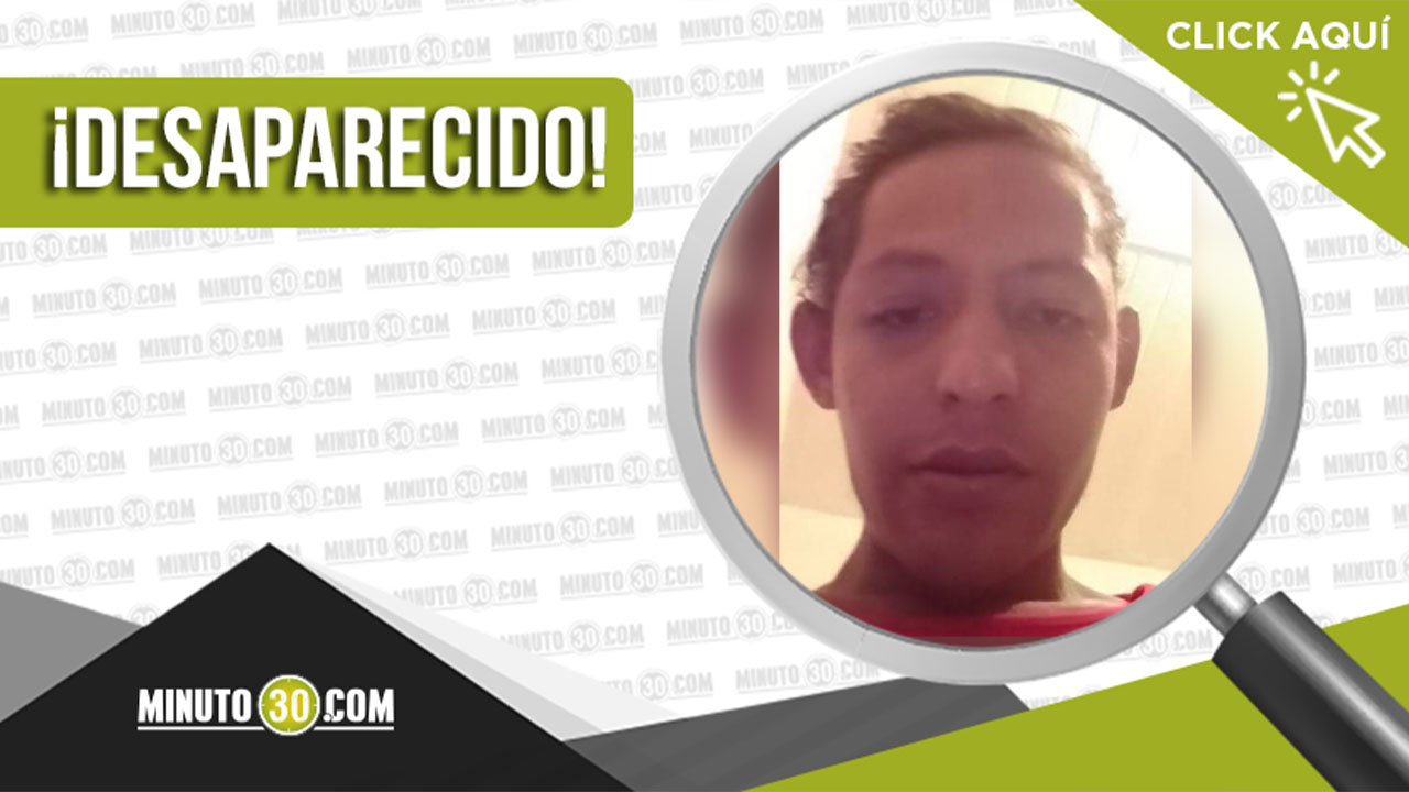 Darrick Delyomar Aguiño desapareció en Medellín