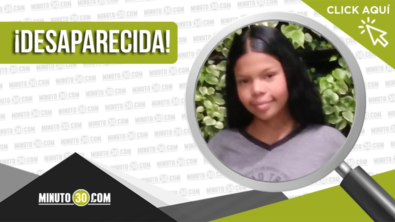 La menor Nicol Dahiana Vélez desapareció en Medellín