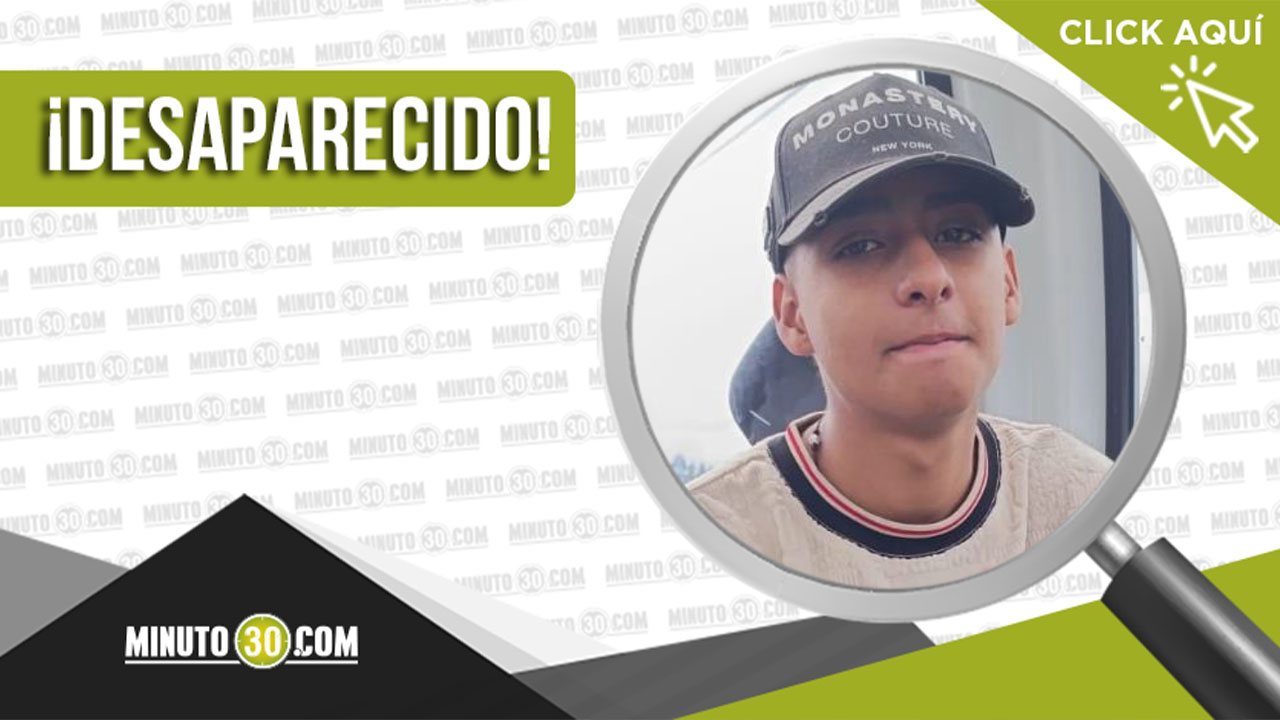 El menor Sebastián Rendón desapareció en Medellín