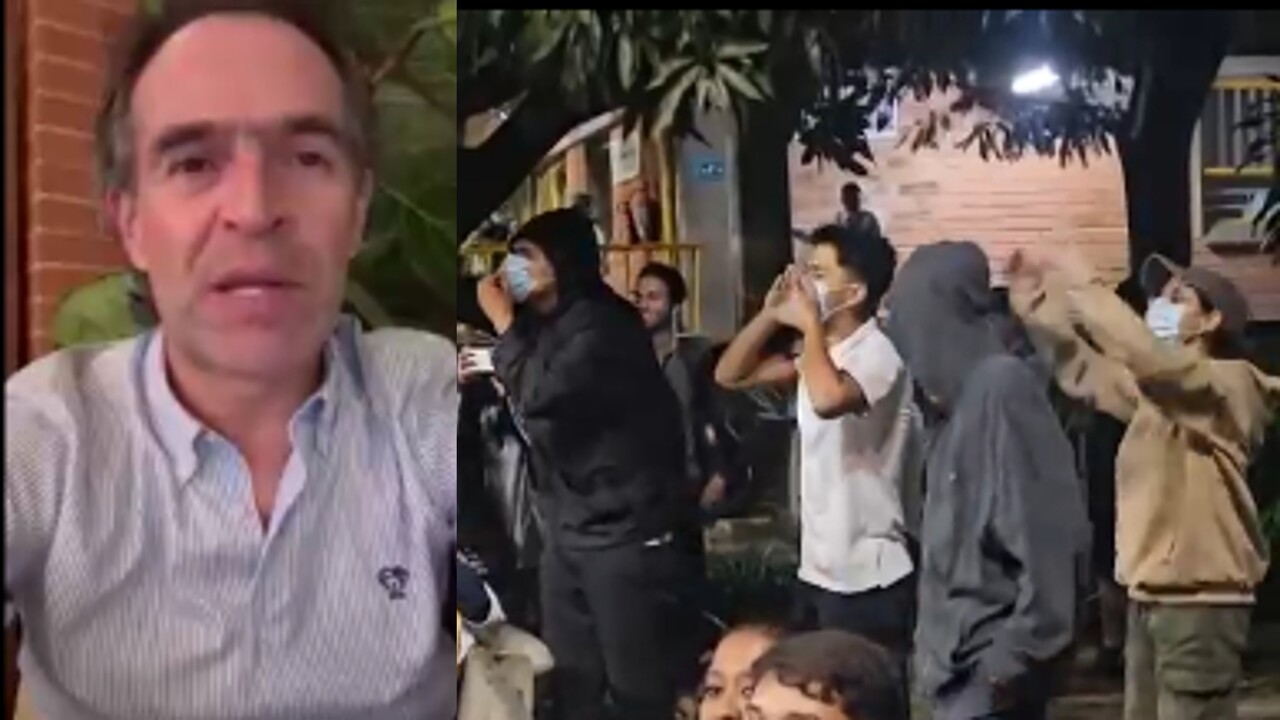 Así fue la agresión contra Fico en el Poli: encapuchados y con las caras tapadas con tapabocas