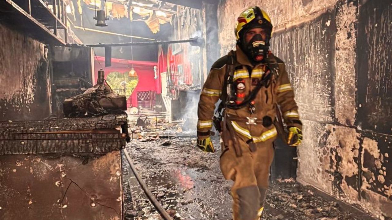 Incendio en la avenida 33 fue controlado sin lesionados