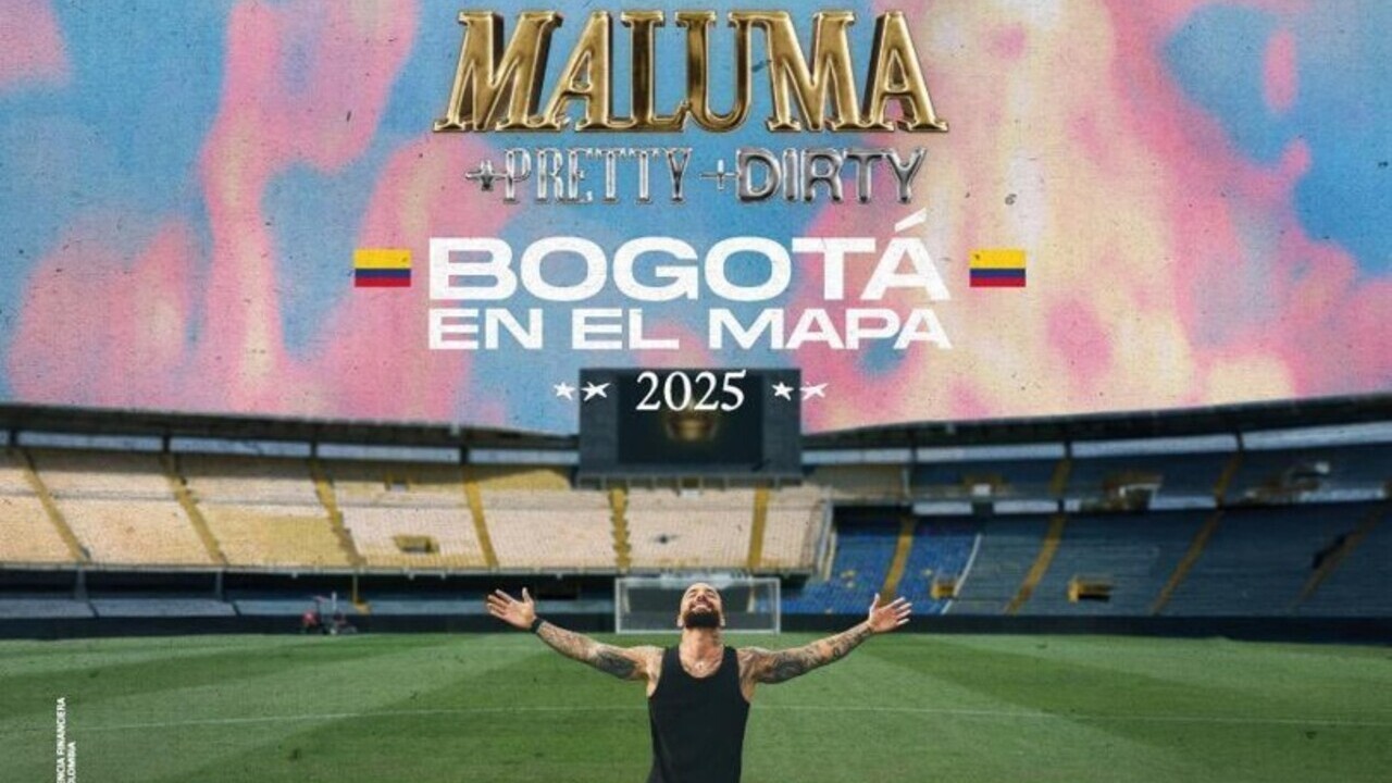 Cierres viales y desvíos por el concierto de “MALUMA BOGOTÁ EN EL MAPA”