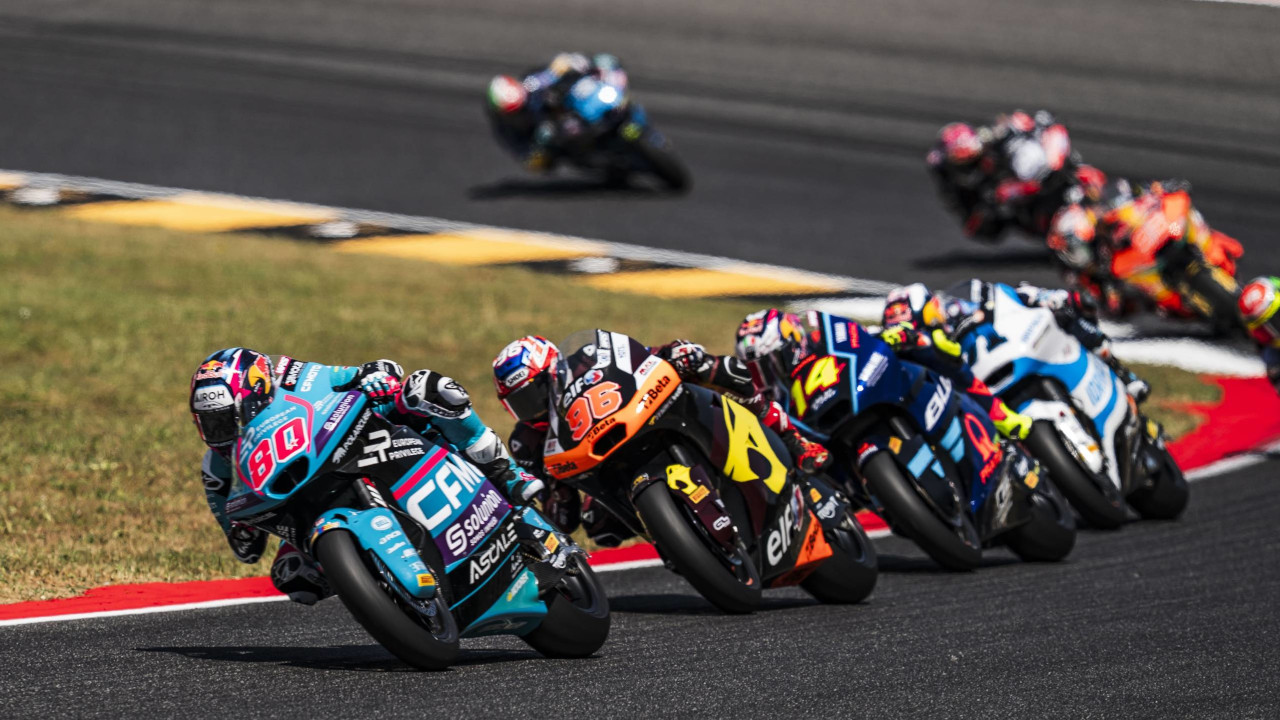 David Alonso, top-10 en el Gran Premio de Italia de Moto2