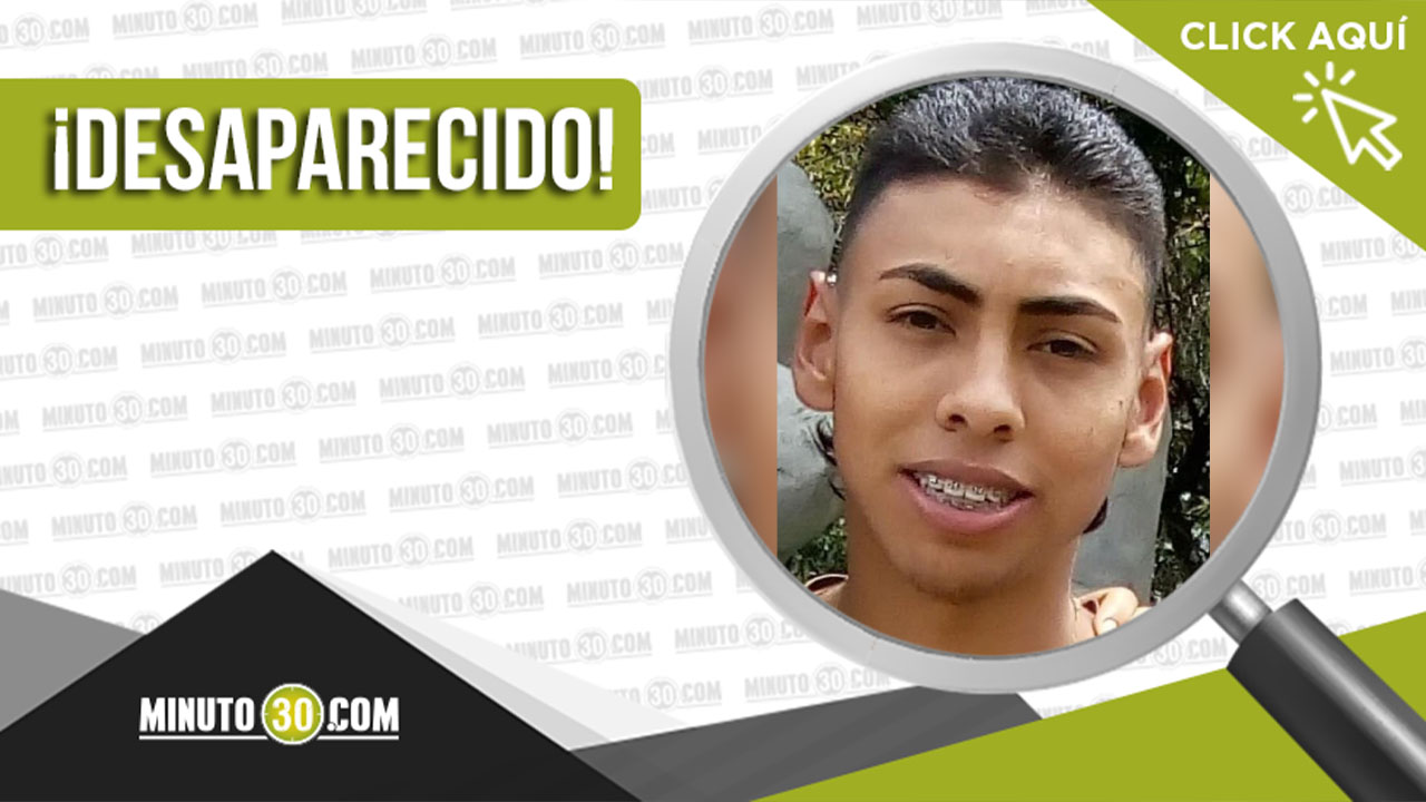 Edwin Santiago Arenas desapareció en Medellín