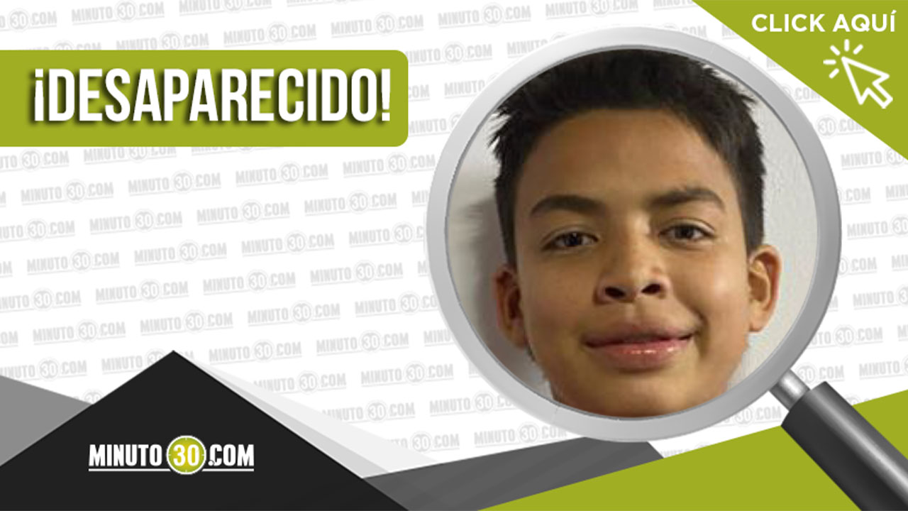 El menor Samuel Cortés desapareció en Medellín