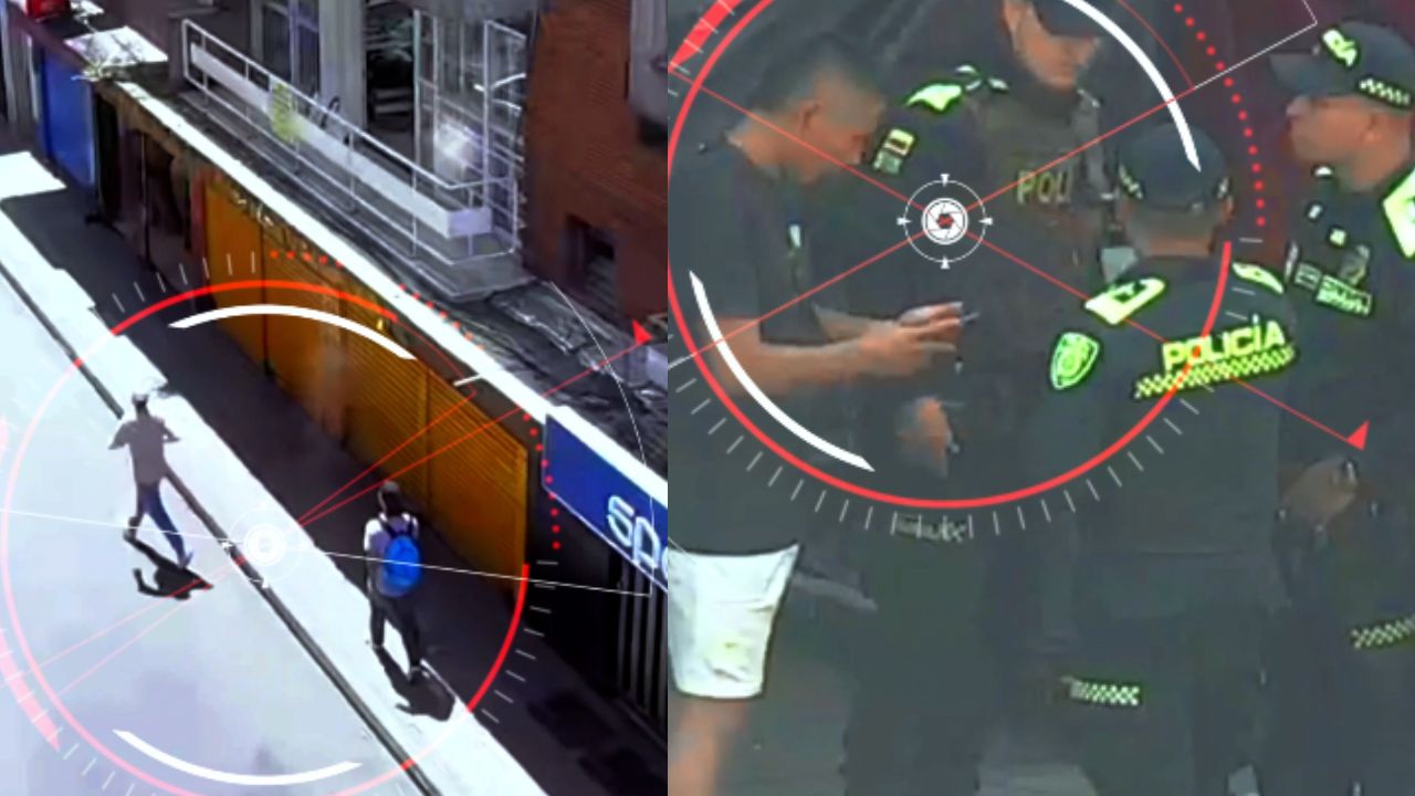 Cámaras no perdonan: ladrones le robaron un celular a ciudadano peruano en el centro