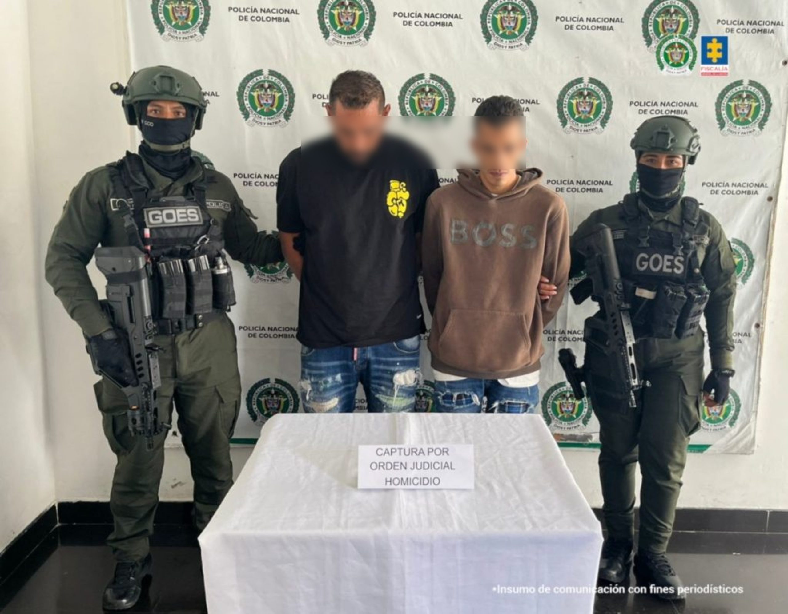 Alias ‘Simpson’ y ‘Richi’, presuntos integrantes del Clan del Golfo