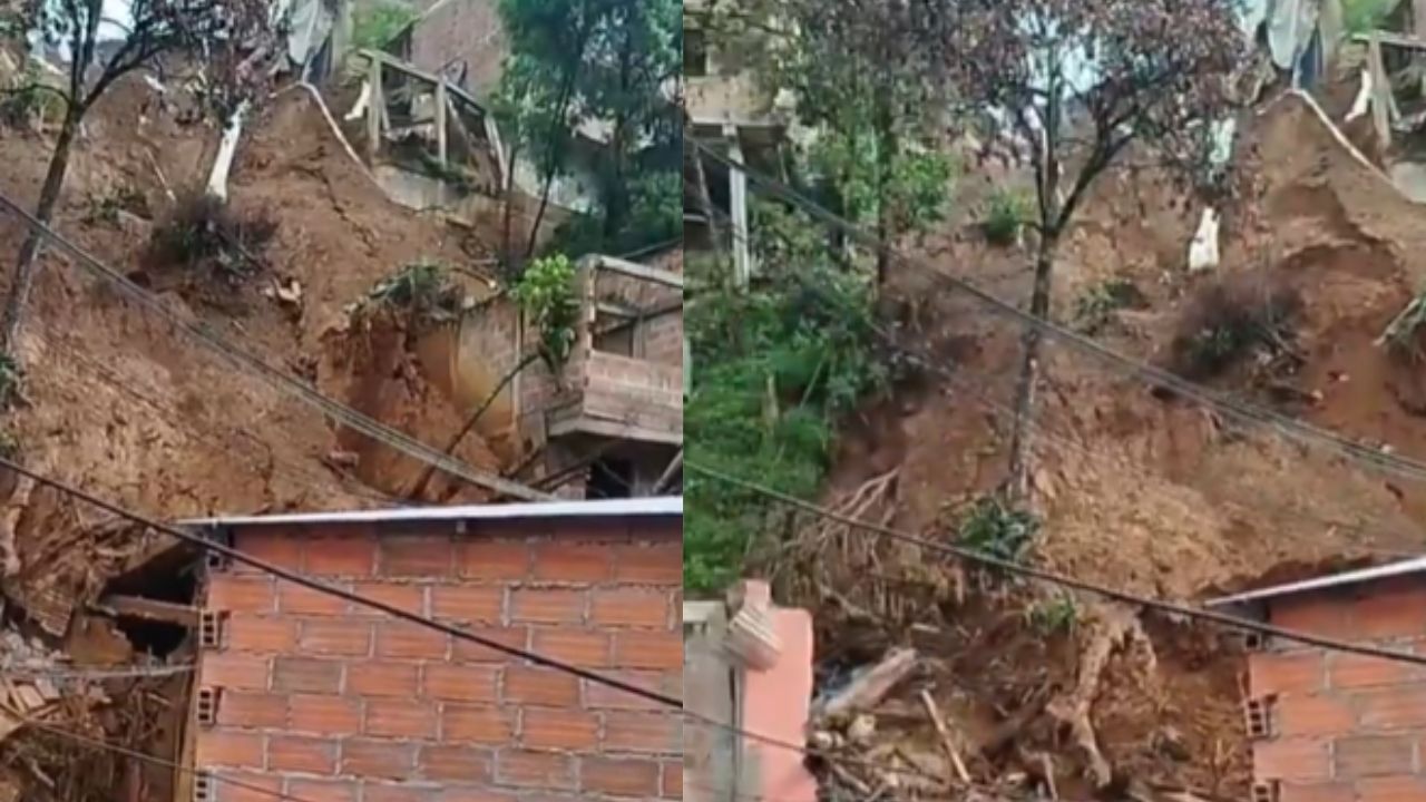 DAGRD reiteró el llamado urgente a la evacuación en Villatina por el inminente de deslizamiento