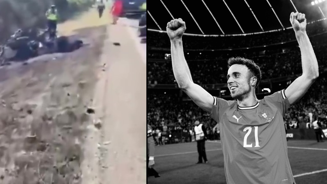 La escena del horror: Así quedó el vehículo incendiado donde murió Diogo Jota