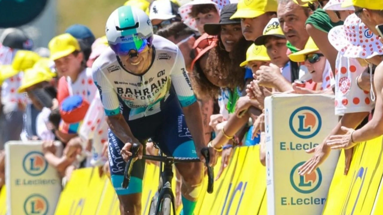 ¡Santiago Buitrago, tercero en la montaña! El colombiano brilla en el Mont Ventoux del Tour de Francia