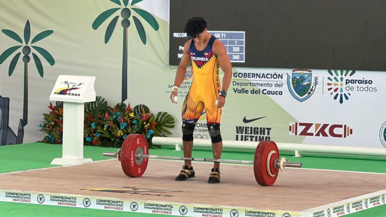 En Cali, brilla Sebastián Olivares: Oro y Récord mundial
